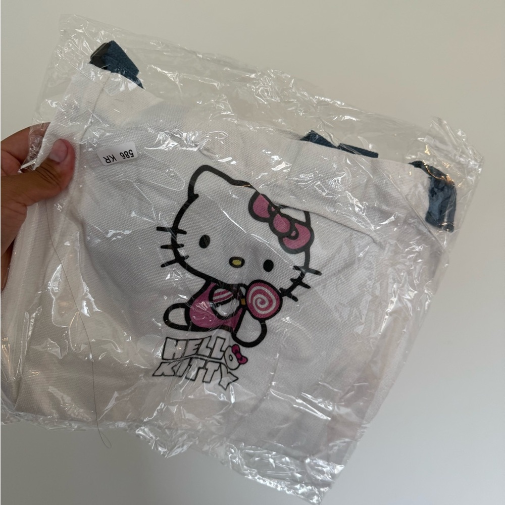 Hello Kitty White Tote Bag